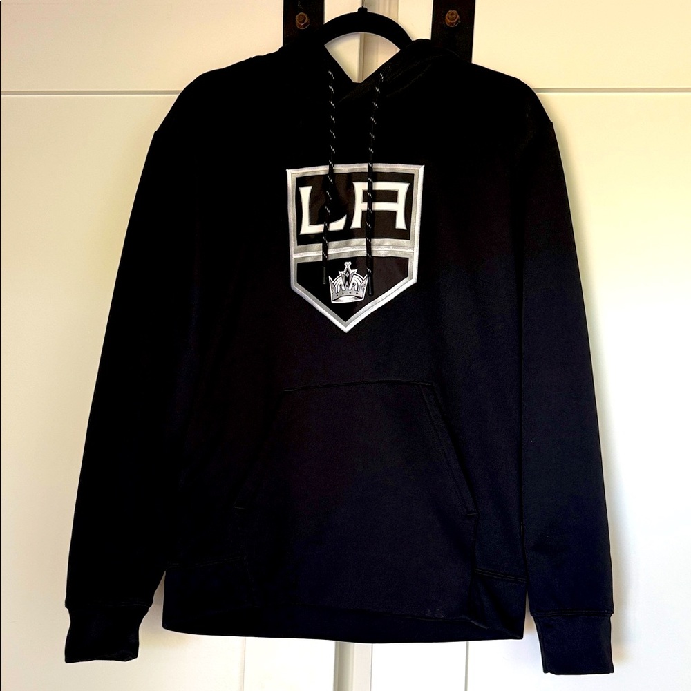 adidas Black Hoodie with Bold Emblem